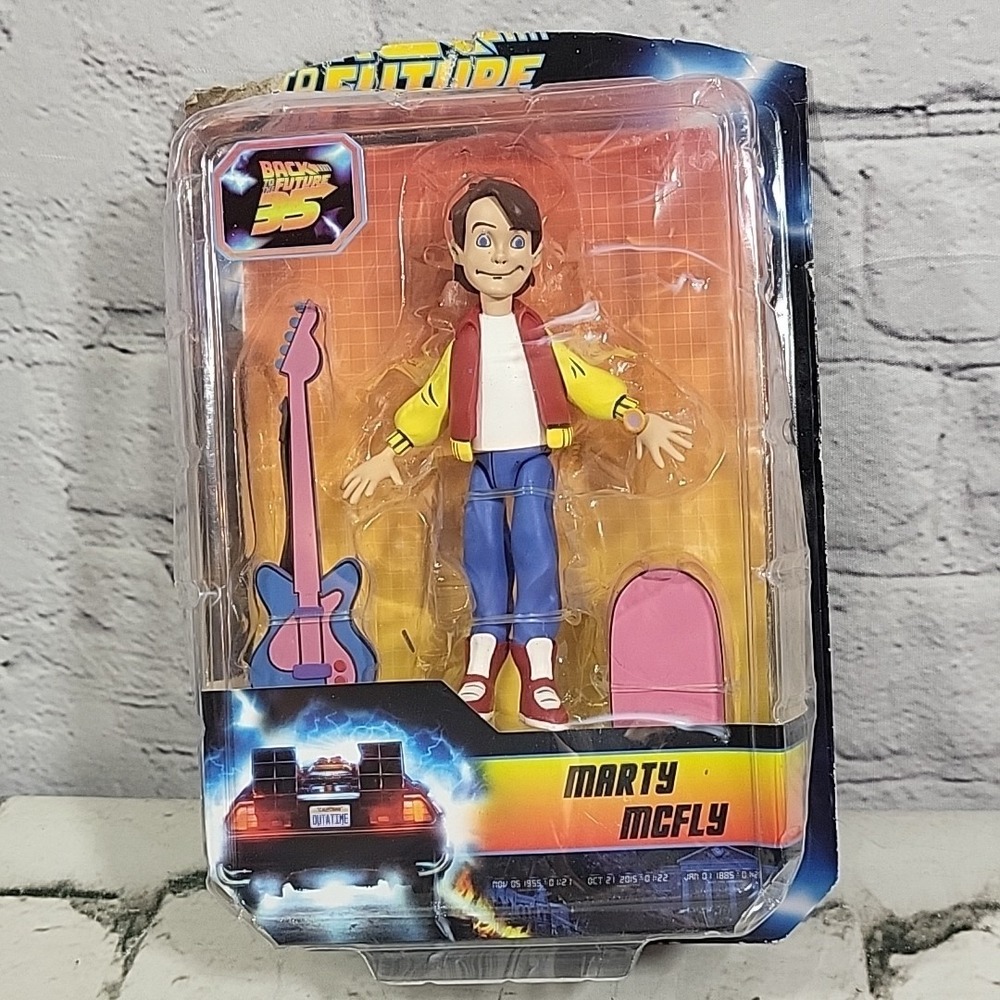 35th Anniversary Back To The Future Marty McFly Action Figure Universal Studios